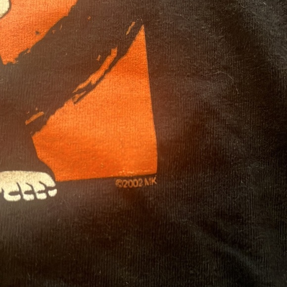 Narato Graphic Tee Shirts Men’s XL 2002 Orange Black Anime Ninja Vintage - Picture 3 of 4